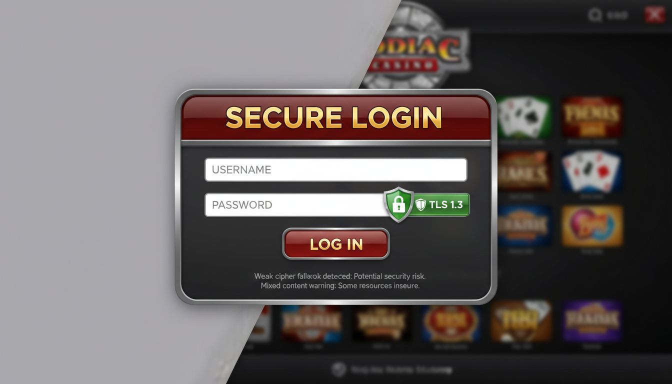 Secure login and encryption emphasised